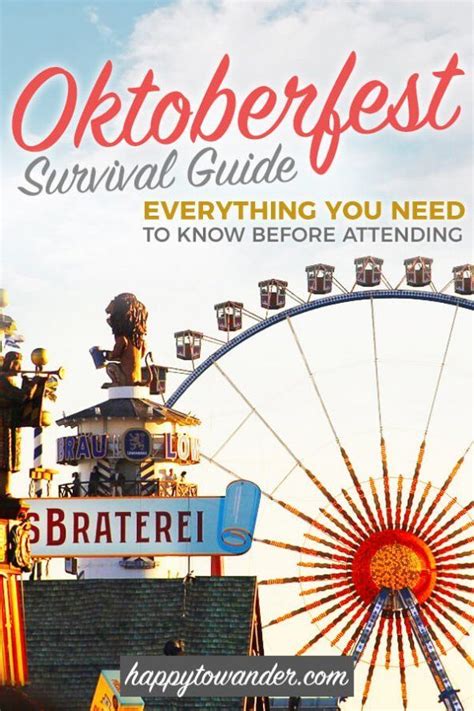 The Ultimate Oktoberfest Survival Guide Everything You Need To Know