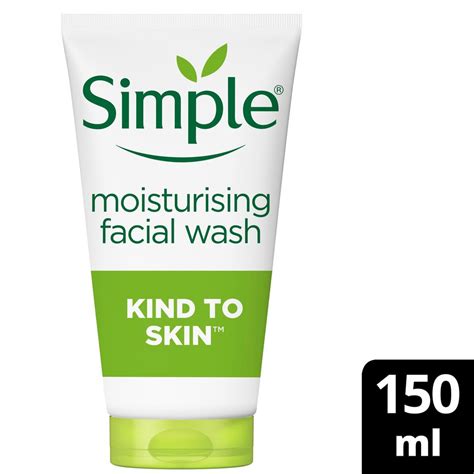 Simple Kind To Skin Moisturising Face Wash 150ml Tesco Groceries