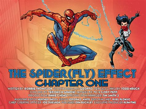 The Amazing Spider Man Silk Spiderfly Effect Infinite Comic 001 2016