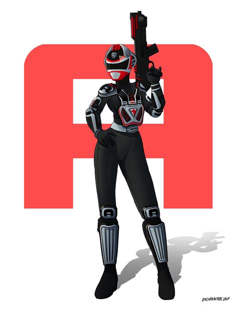 A Squad Spd Red Ranger By Eduardom On Deviantart