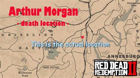 Arthur Morgan Death Location Red Dead Redemption 2 Youtube