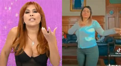 Magaly Medina indignada con TikTok de congresista Tania Ramírez Es tan inconsciente Magaly