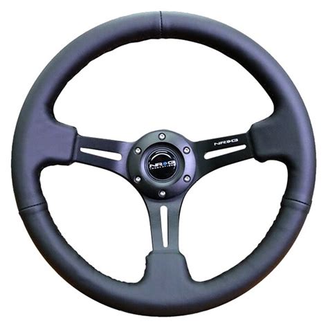 Nrg Innovations® 3 Spoke Reinforced Steering Wheel With Slits