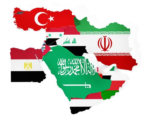 Middle east flags illustrations & vectors. China manoeuvres to protect its interests in Gulf, while ...