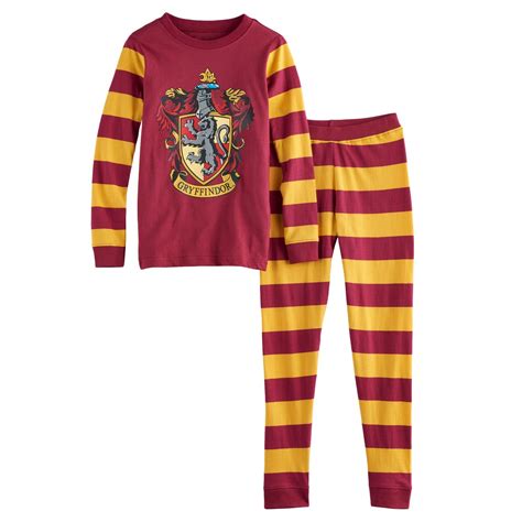 Boys 8 14 Harry Potter Gryffindor 2 Pajama Set Pajama Set Harry