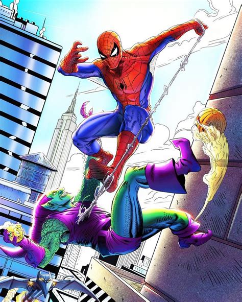 Spider Man Vs Green Goblin B Amazing Spiderman Spiderman Dibujos Animados Superhéroes Marvel