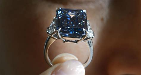 Photos Rare ‘oppenheimer Blue Diamond Sells For Record Price—576