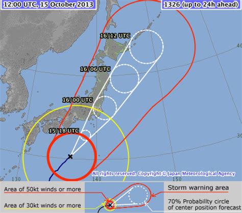 Typhoon Wipha To Strike Tokyo Fukushima Tuesday Climate Central