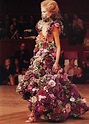 Fashion Flowers- always a perfect match. Alexander McQueen runway show ...