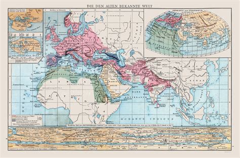 Ancient World Map Map Of The Principal Countries Of The Ancient World