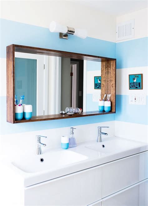 Framing Bathroom Mirror Ideas Design Corral