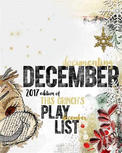 December Challenge 2 At Oscraps Is A December Daily Challenge