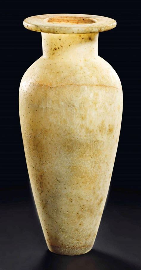 An Egyptian Alabaster Jar Egyptianpottery Alabaster Jar Egyptian