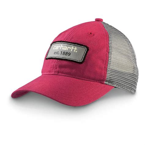 Carhartt® Logo Patch Mesh Cap 232571 Hats And Caps At Sportsmans Guide