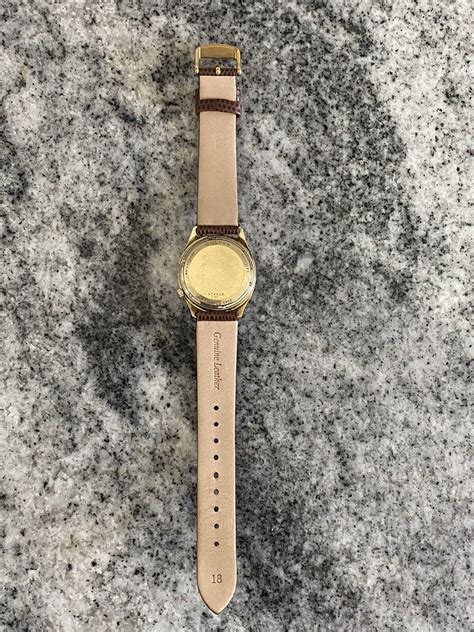 Vintage 1967 Bulova Accutron M7 Mens 14k Gold Wrist Watch New Battery