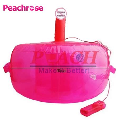 Peachrose Vibrating Big Dildo With Inflatable Ball Sex Furniture Sex Products For Women Adult