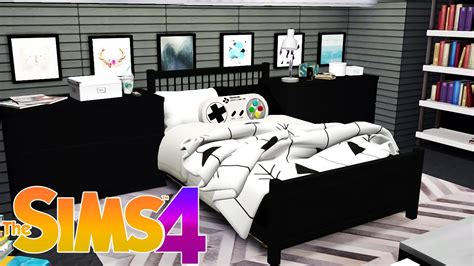 The Sims 4 Room Build Teen Boy Bedroom Quarto Do Adolescente