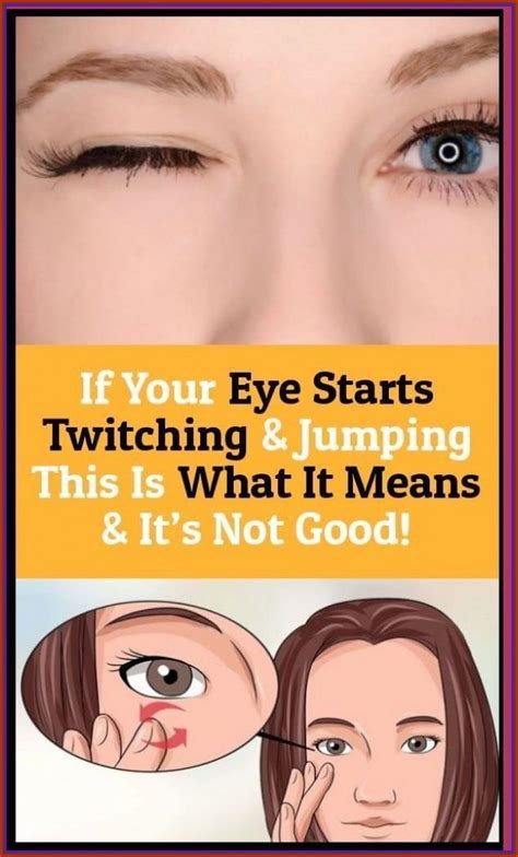 If Your Eye Starts Twitching And Jumping This Is What It Means And It