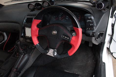 Nissan 300zx 3 Spoke Real Carbon Fiber Steering Wheel Interior Innovation