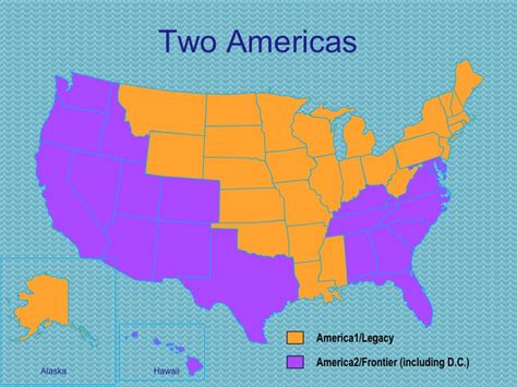 A New American Split Legacy States Vs Frontier States America Magazine