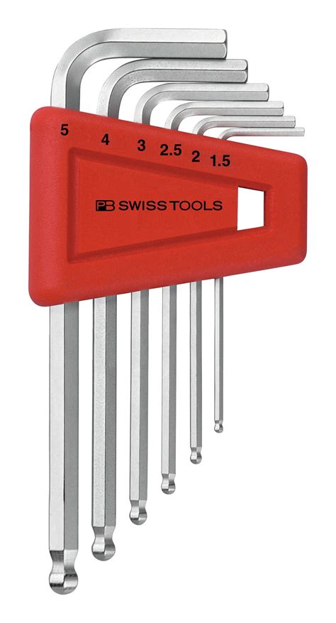 PB Swiss Tools Winkelschraubendreher Satz Im Kunststoffhalter 6 Teilig