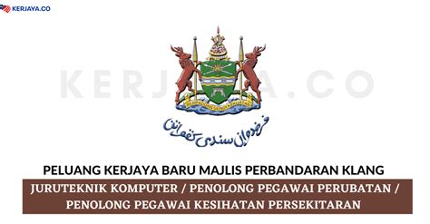 Majlis perbandaran kulim (mpkk) lokasi kekosongan: Jawatan Kosong Terkini Majlis Perbandaran Klang ...