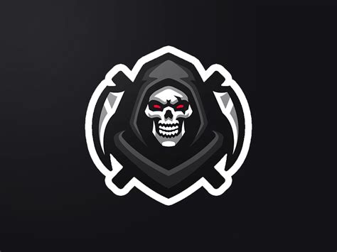 Grim Reaper Mascot Logo Reaper Esport Logo For Sale L