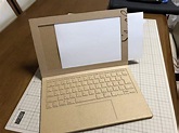 《孩子拜託媽媽做電腦的結果》超神媽咪用紙箱自製完成度超高的＂草莓＂筆電... | 宅宅新聞