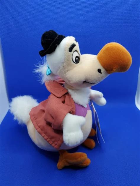 Disney Store Mini Bean Bag Stuffed Plush Toy Alice In Wonderland Dodo