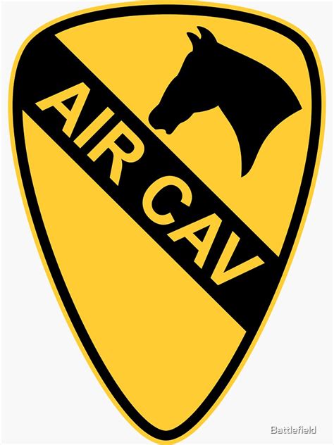 Air Cav Helicopter Badge 1st Cavalry Division Emblem T