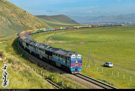 Mongolian Railway 2te116um At Ulaanbaatar Mongolia By Batkhureln