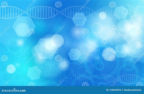 Dna Line And Light Stains Stock Illustration Illustration Of