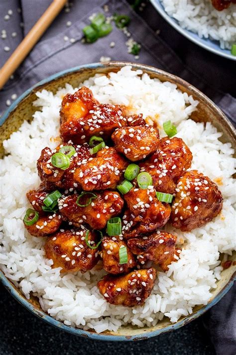 Crispy Sesame Chicken with a Sticky Asian Sauce | Cooking ...