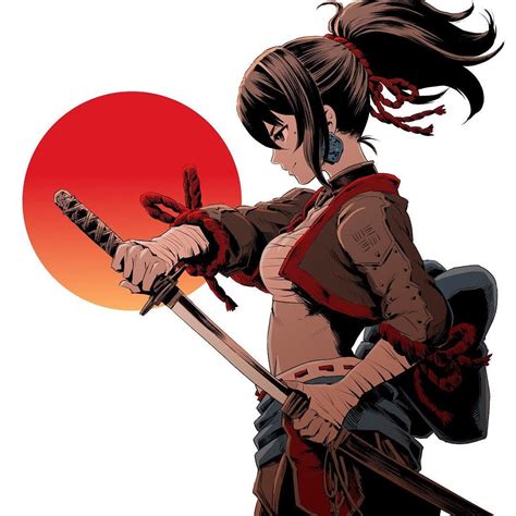 I Drew Joshcorpuzart ‘s Original Character Aria Samurai Art Samurai Artwork Concept Art