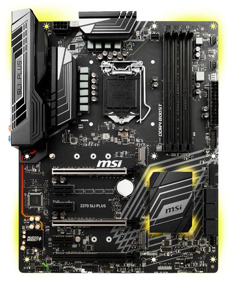 Best Buy Msi Z370 Sli Plus Socket Lga1151 Usb 31 Gen 1 Intel