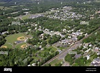 Aerial view of Whitehouse Station, New Jersey, U.S.A Stock Photo - Alamy