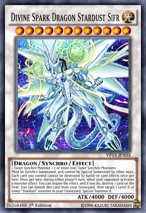 26268488 Divine Spark Dragon Stardust Sifr By Kai1411 On Deviantart