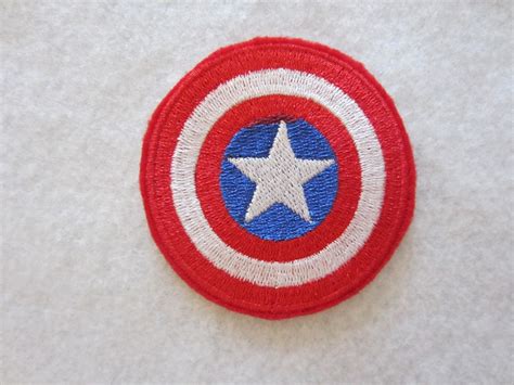 Captain America Iron On Patch Captain America Iron On Patch Etsy