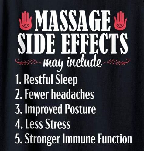 Funny Massage Side Effects Massage Therapy Quotes Massage Therapy Humor Massage Marketing