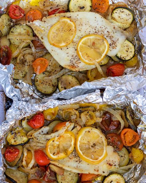 Foil Baked Fish With Veggies Wine A Little Cook A Lot Recipe