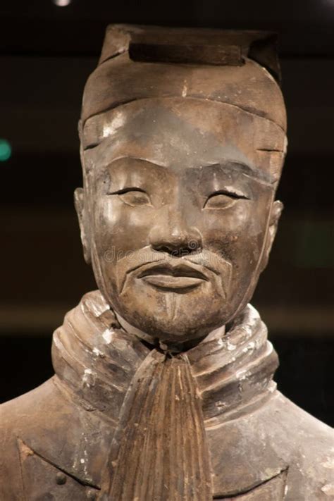 Xi An Terra Cotta Warrior Face Editorial Image Image Of Cotta Xian