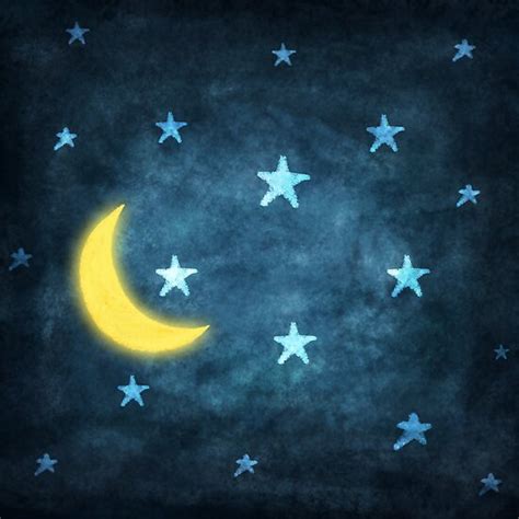 Moon And Stars Posters By Naphotos Redbubble