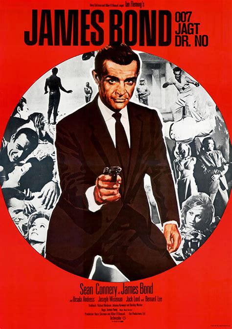 Starring sean connery, ursula andress, joseph wiseman, and jack lord. Filmplakat: James Bond 007 jagt Dr. No (1962) - Plakat 6 ...