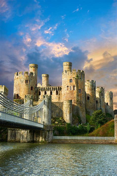 Pictures Of Medieval Conwy Castle Wales Stock Photos Paul E