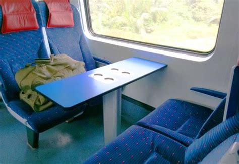 In addition to the transverse seating layout, there are cluster seats which face each other. Taking ETS Gold Train from KL to Alor Setar ...