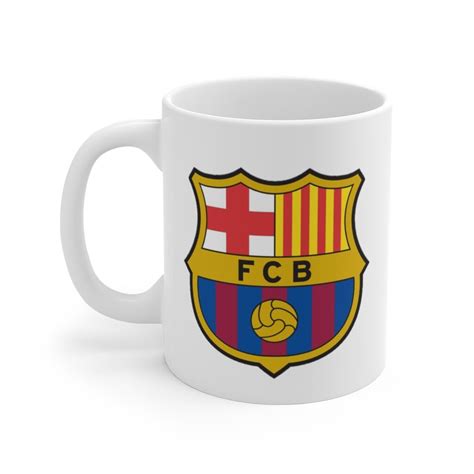 Fc Barcelona Mug Mes Qué Un Club Small 11oz Etsy
