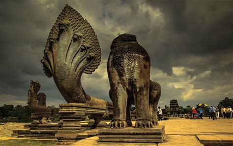 Temples Religious Angkor Wat Hd Wallpaper Peakpx