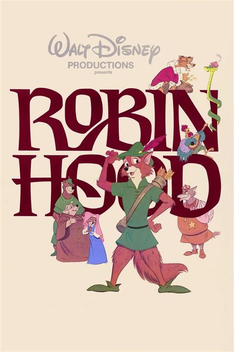 1973 Walt Disneys Robin Hood Movie Poster 11x17 Little John Friar Tuck