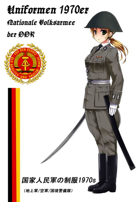 Military Girls Part 1 East Germany Military Girl Anime Military