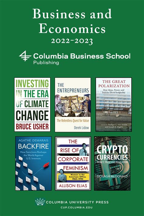 2022 2023 Columbia University Press Business And Economics Catalog By